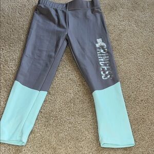 Prince Kids Leggings in Gray and Mint